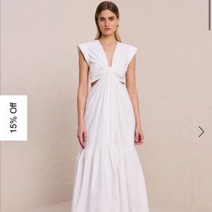 A.L.C. Alexandria dress white size 8 NWT